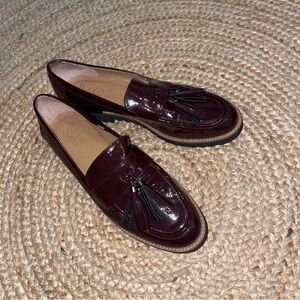 Burgundy Franco Sarto Loafers